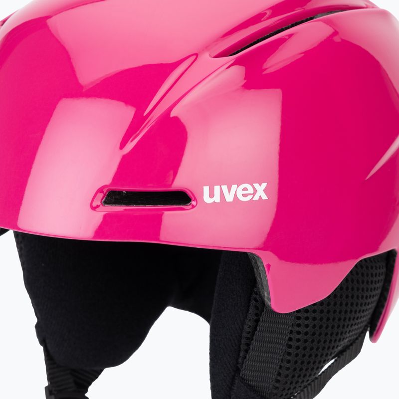 Casco da sci per bambini UVEX Viti Pure berry lucido 7