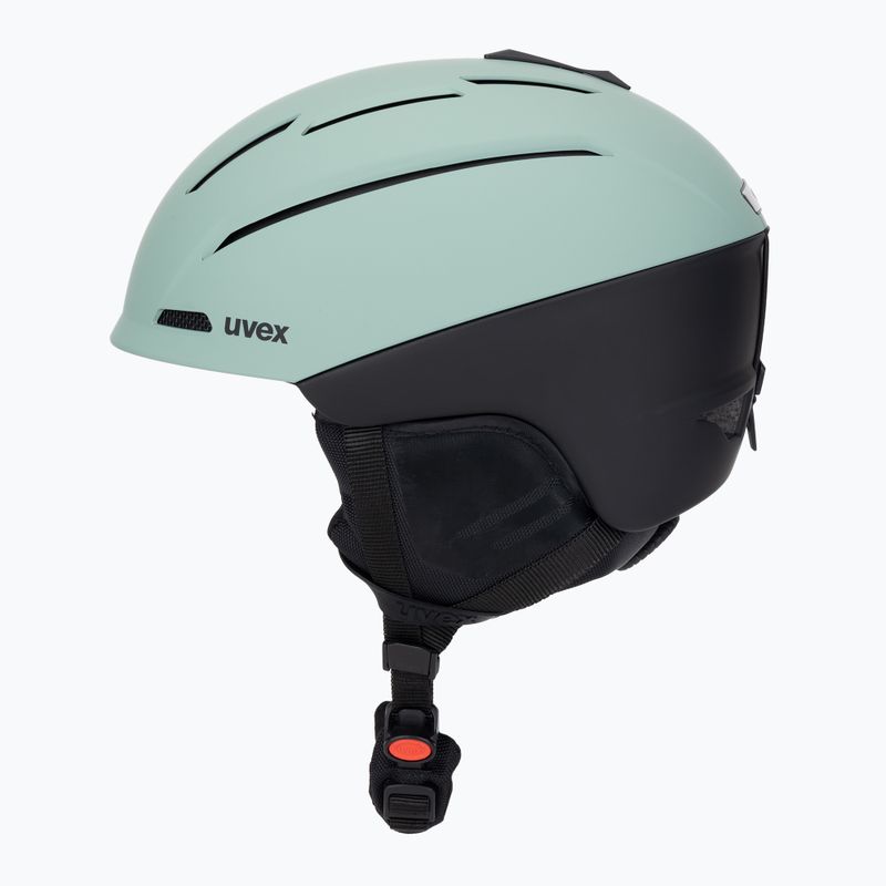 Casco da sci UVEX Gravitate verde ossido/nero opaco 3