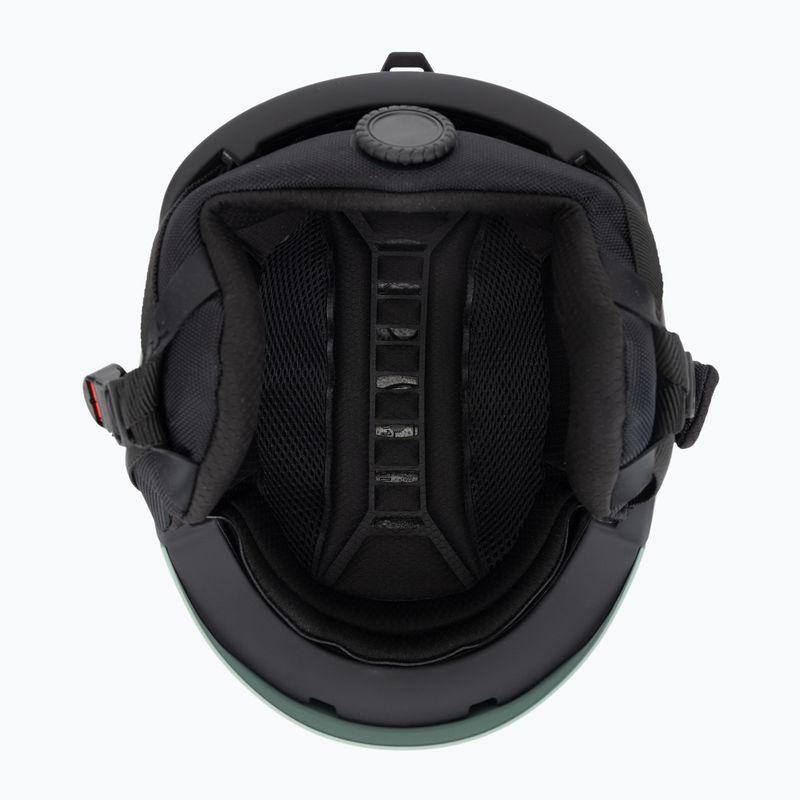 Casco da sci UVEX Gravitate verde ossido/nero opaco 5