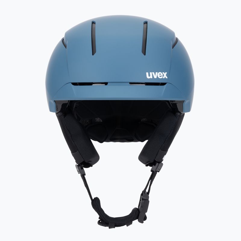 Casco da sci UVEX Levitate MIPS blu pietra/nero opaco 2