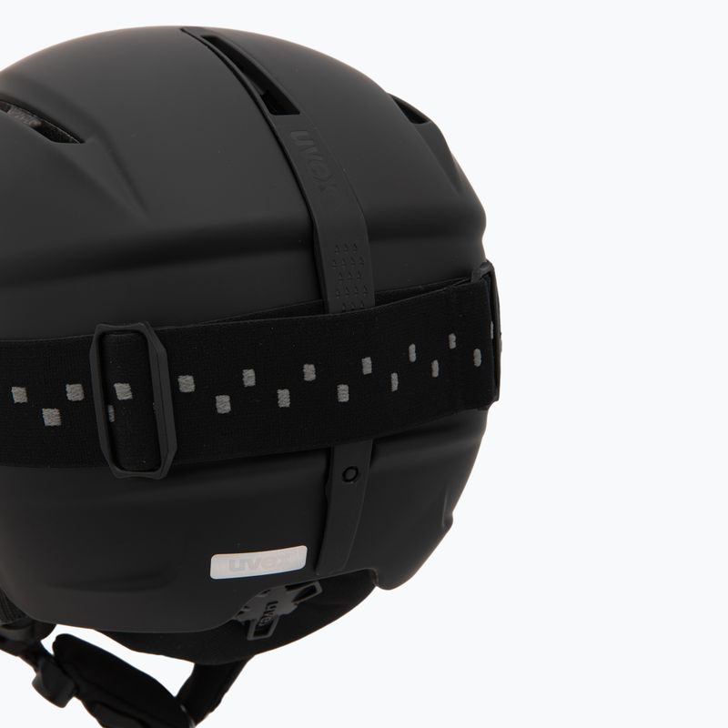 Casco da sci per bambini UVEX Viti Set + occhiali da sci Speedy Pro black matt/mirror green/yellow/clear 9