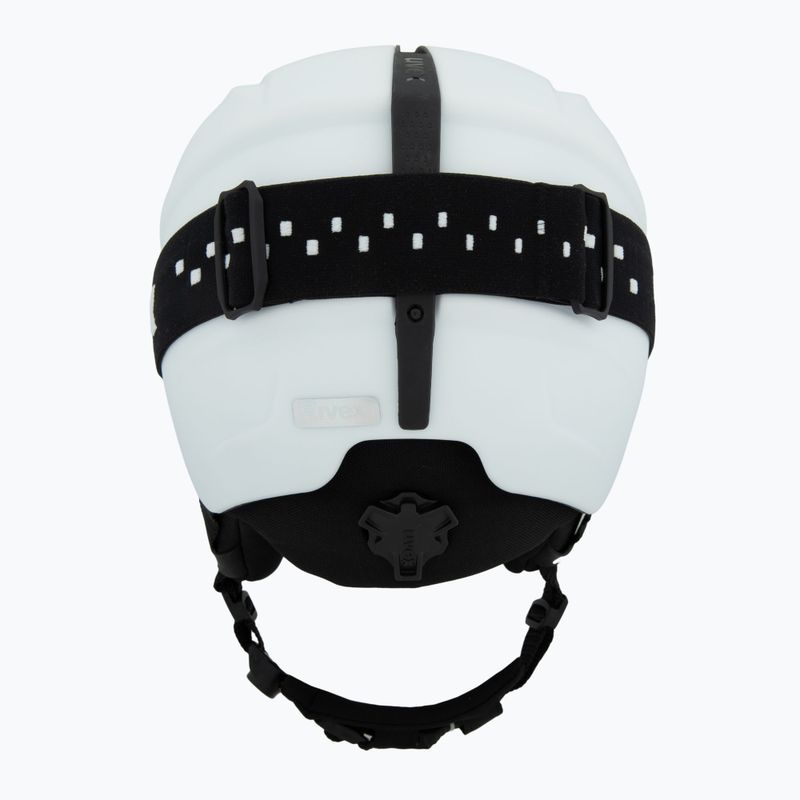 Casco da sci per bambini UVEX Viti Set + occhiali Speedy Pro white matt/mirror silver/green/clear 4