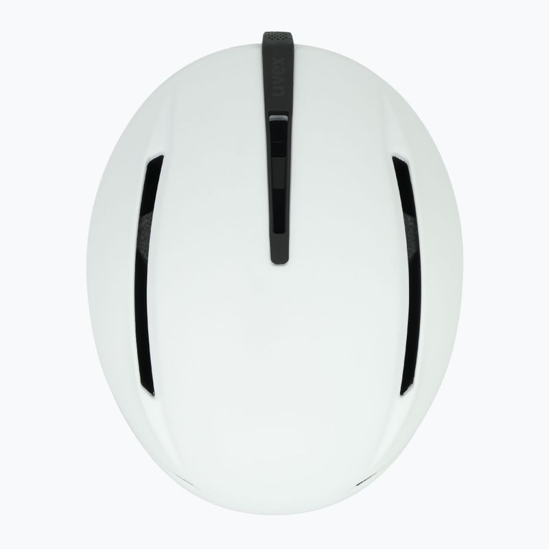 Casco da sci per bambini UVEX Viti Set + occhiali Speedy Pro white matt/mirror silver/green/clear 6