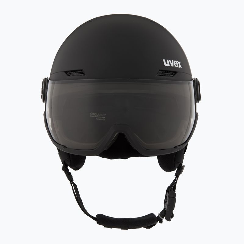 Casco da sci UVEX Wanted Visor Pro V nero opaco 2