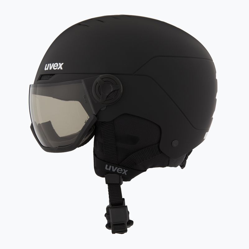 Casco da sci UVEX Wanted Visor Pro V nero opaco 3