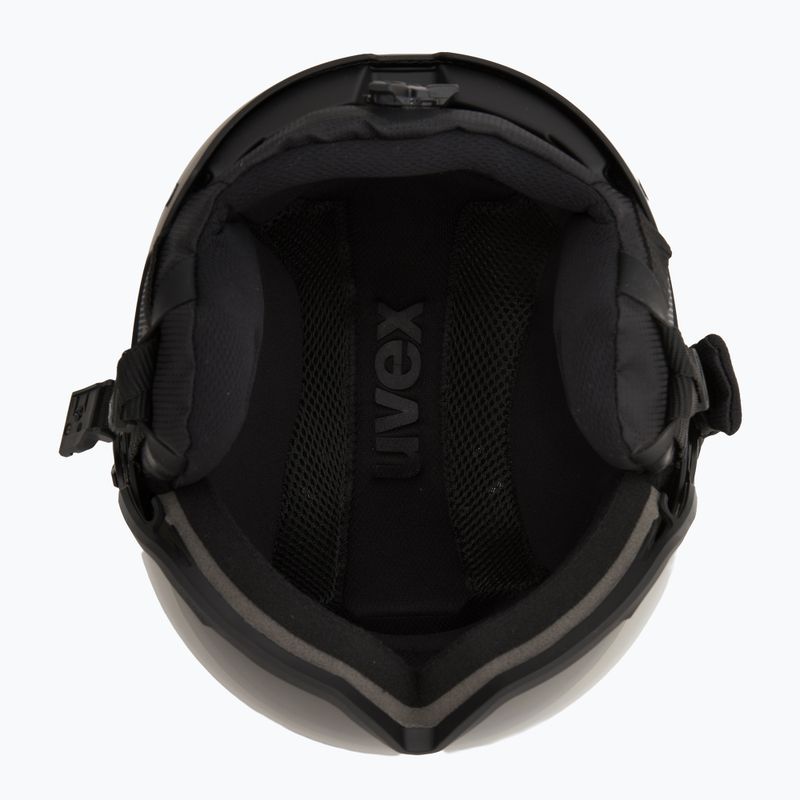 Casco da sci UVEX Wanted Visor Pro V nero opaco 5