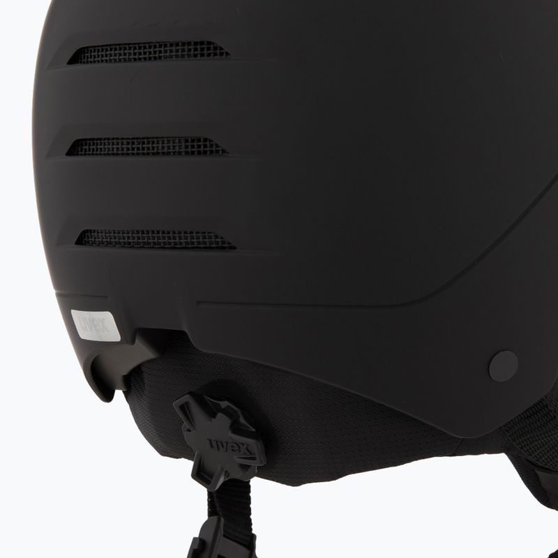 Casco da sci UVEX Wanted Visor Pro V nero opaco 7