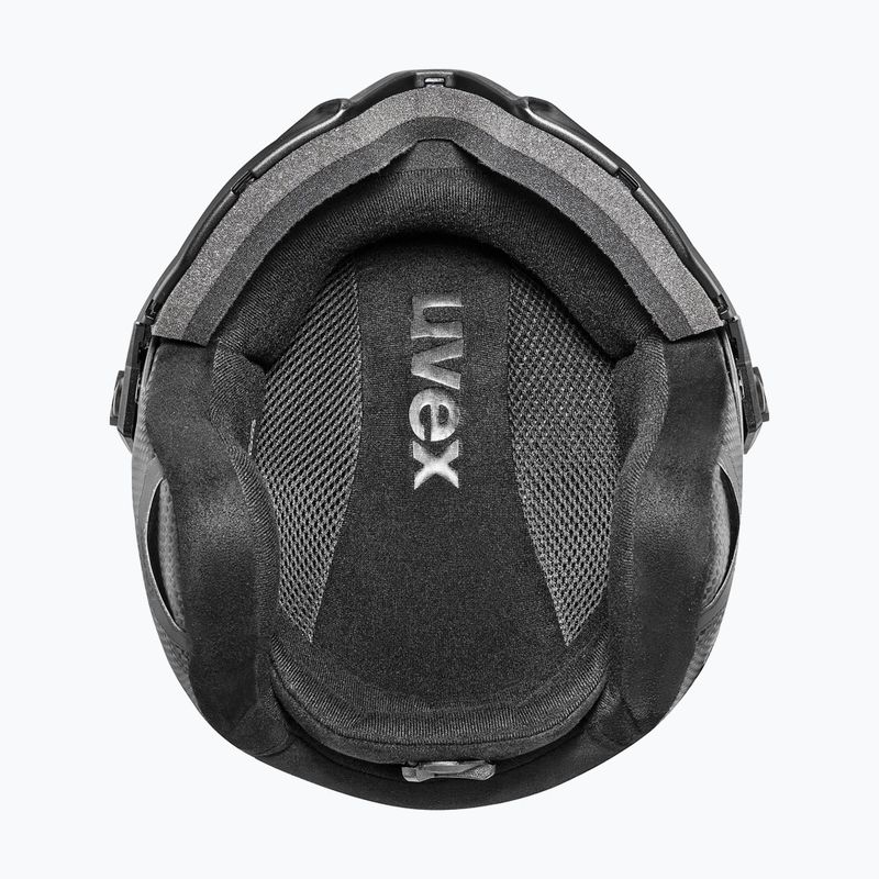 Casco da sci UVEX Wanted Visor Pro V nero opaco 4