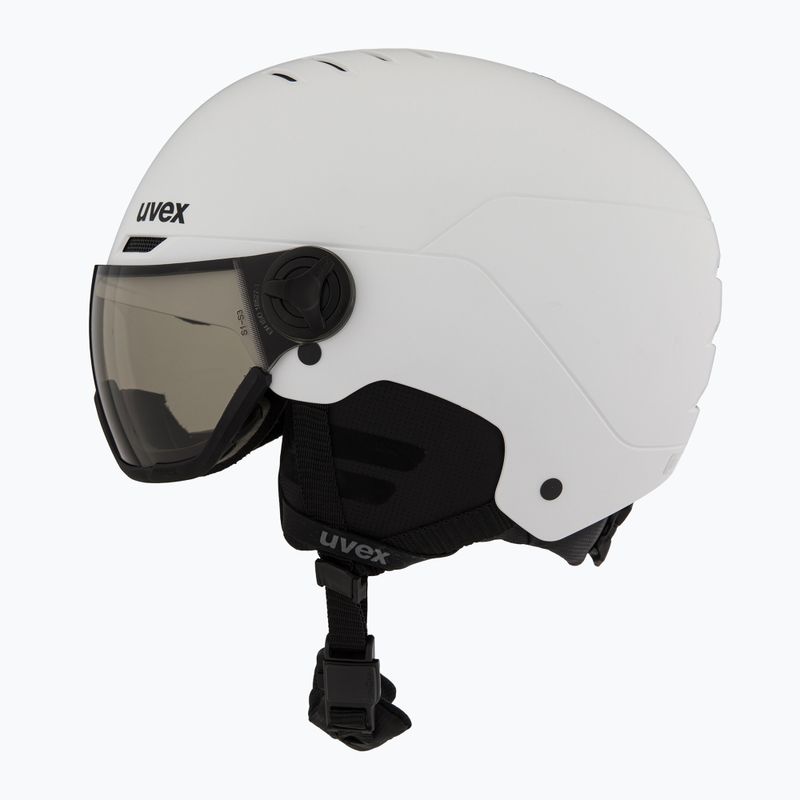 Casco da sci UVEX Wanted Visor Pro V bianco opaco 3