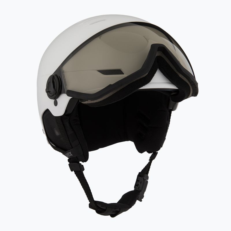 Casco da sci UVEX Wanted Visor Pro V bianco opaco 10