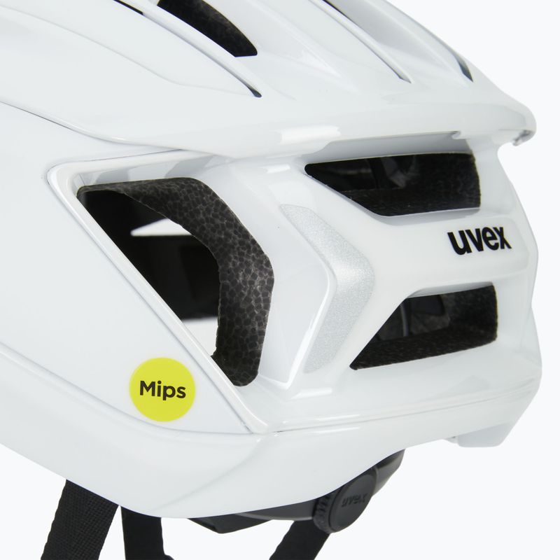 UVEX Surge Aero MIPS casco da bicicletta bianco opaco 7