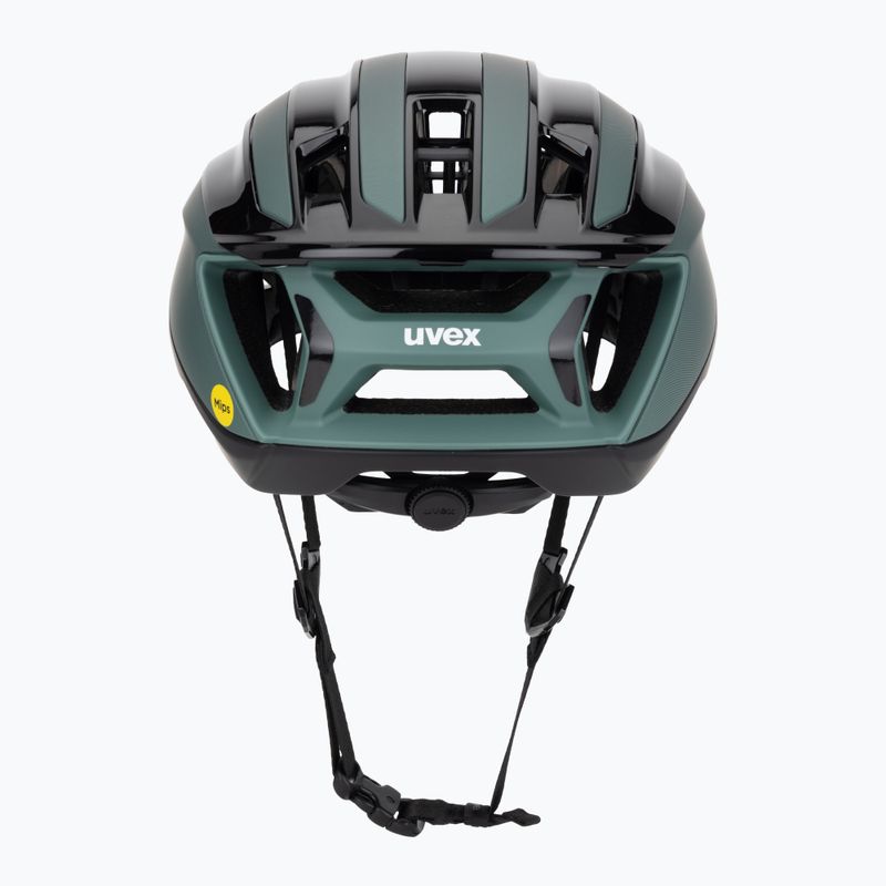 UVEX Surge Aero MIPS casco da bici nero/verde salvia opaco 4