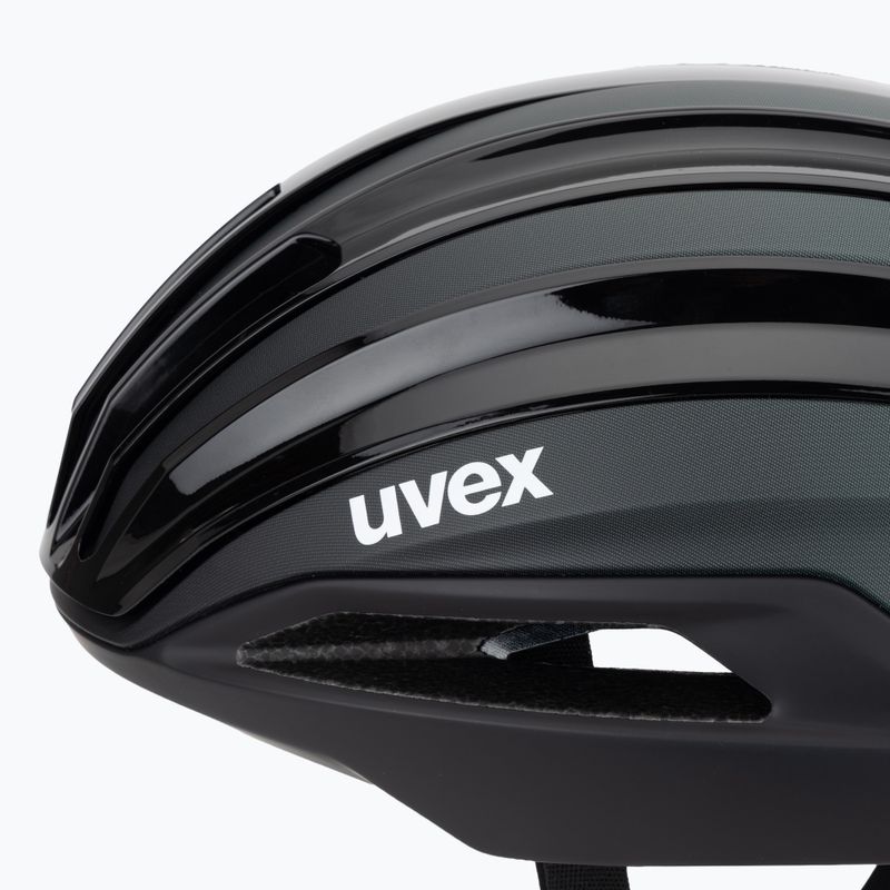 UVEX Surge Aero MIPS casco da bici nero/verde salvia opaco 7
