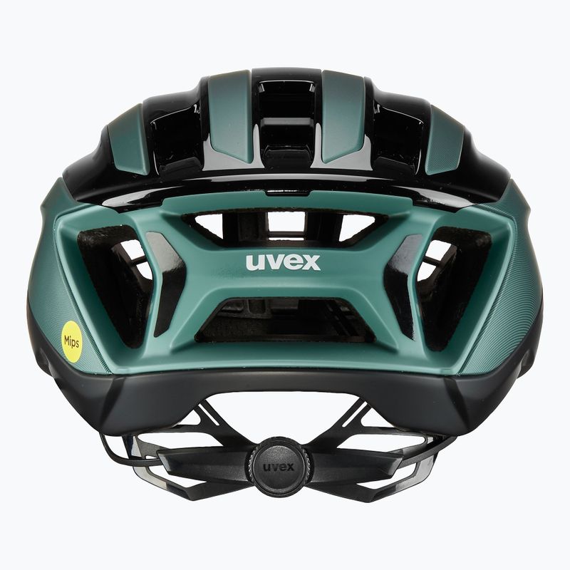 UVEX Surge Aero MIPS casco da bici nero/verde salvia opaco 5
