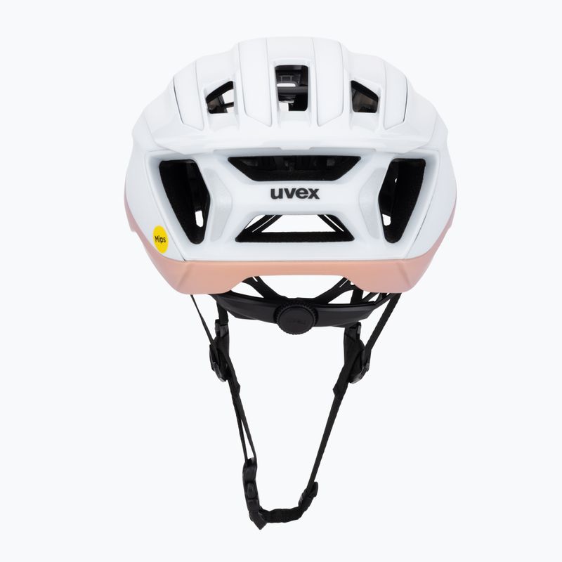 UVEX Surge Aero MIPS casco da bici bianco/lilla albicocca opaco 4