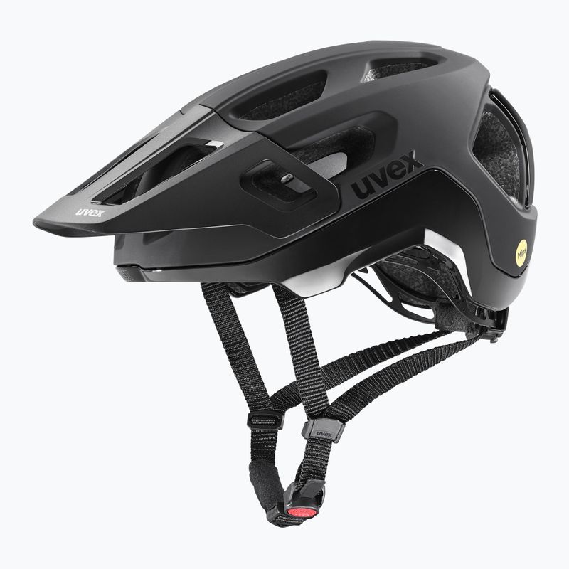 UVEX React MIPS casco da bici nero opaco