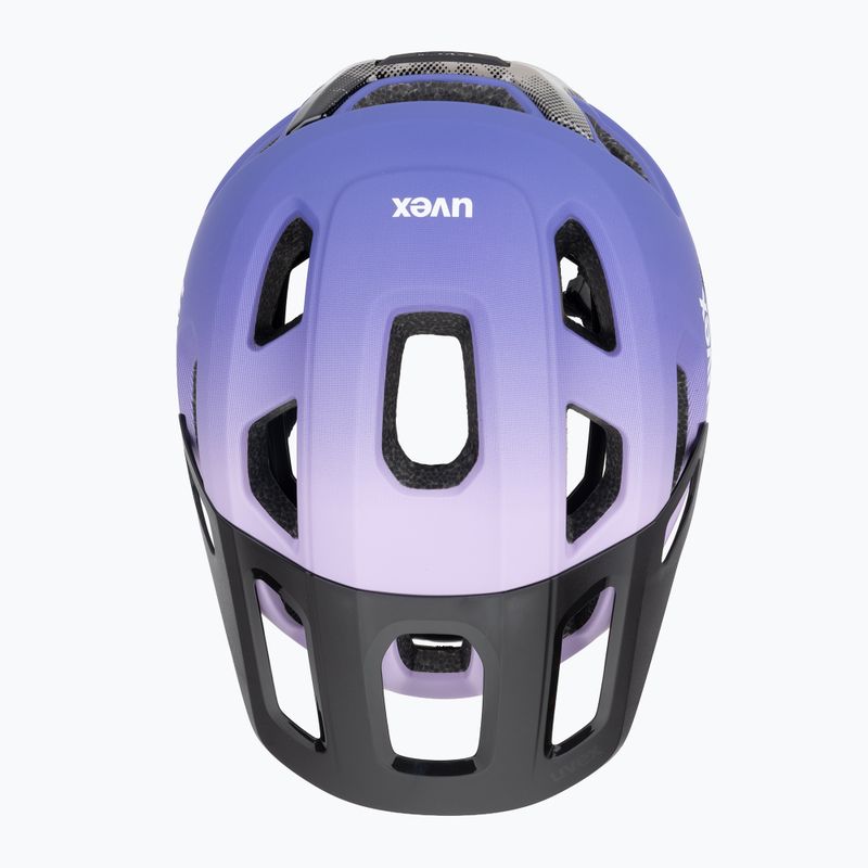 Casco da bici UVEX React MIPS lilla/quercia opaco 6