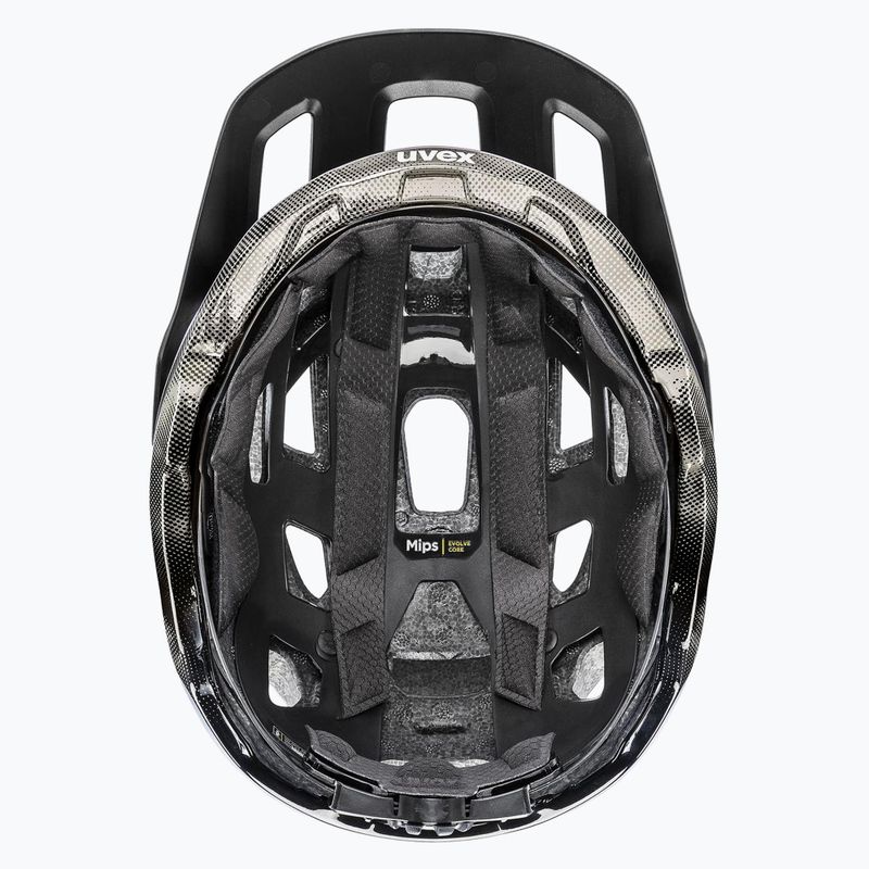 Casco da bici UVEX React MIPS lilla/quercia opaco 4