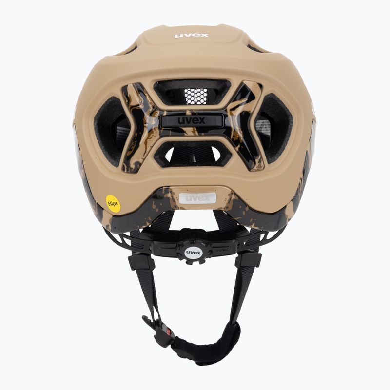 UVEX React MIPS casco da bicicletta deserto/nero opaco 4