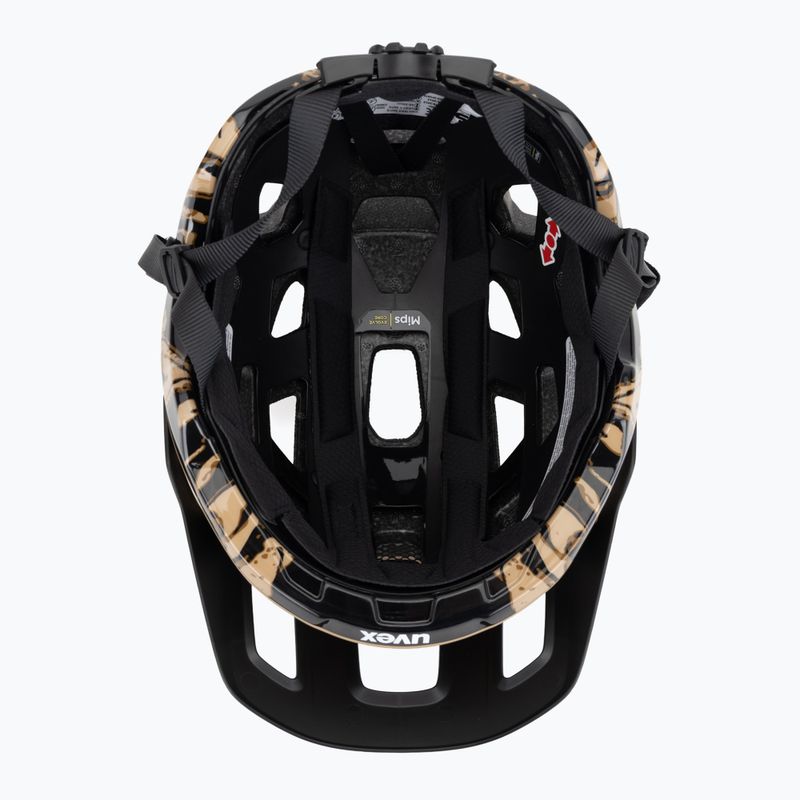 UVEX React MIPS casco da bicicletta deserto/nero opaco 5