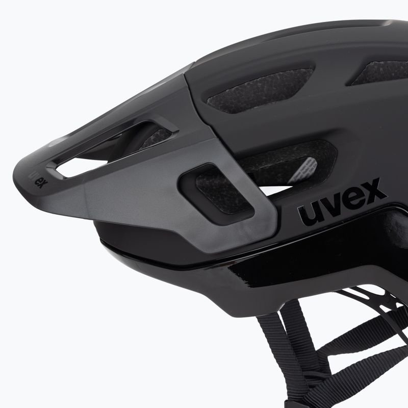 Casco da bici UVEX React nero opaco 7