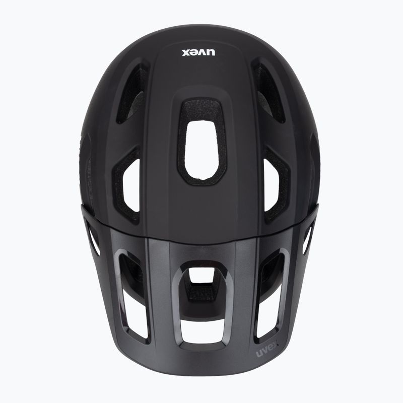 Casco da bici UVEX React nero/teal opaco 6
