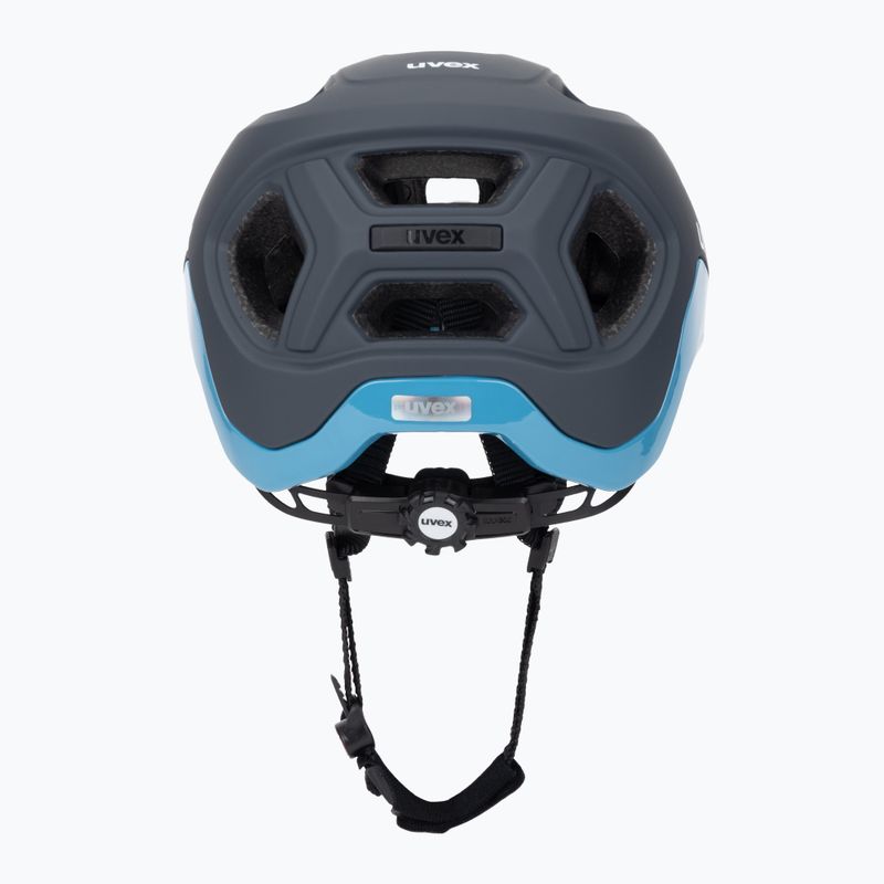 Casco da bicicletta UVEX React deep space/azure matt 4