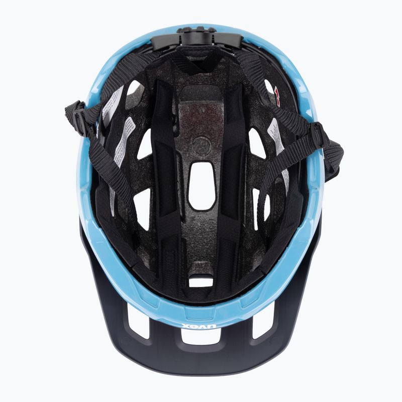 Casco da bicicletta UVEX React deep space/azure matt 5