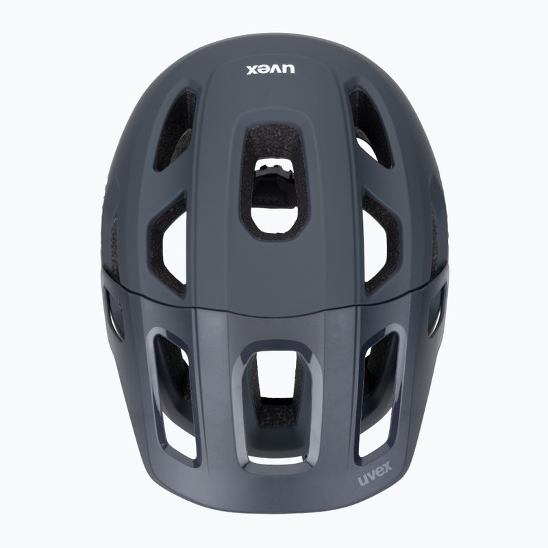Casco da bicicletta UVEX React deep space/azure matt 6