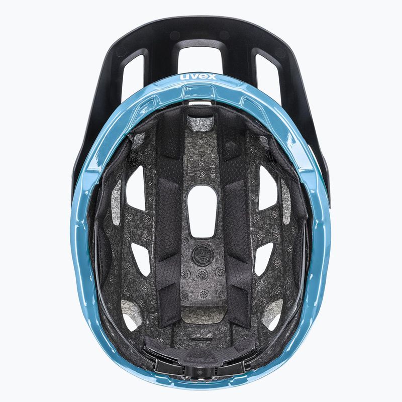 Casco da bicicletta UVEX React deep space/azure matt 4