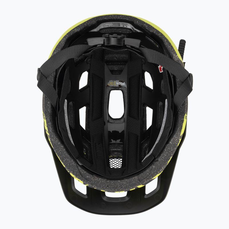 Casco da bici per bambini UVEX React MIPS Jr lime/nero 5