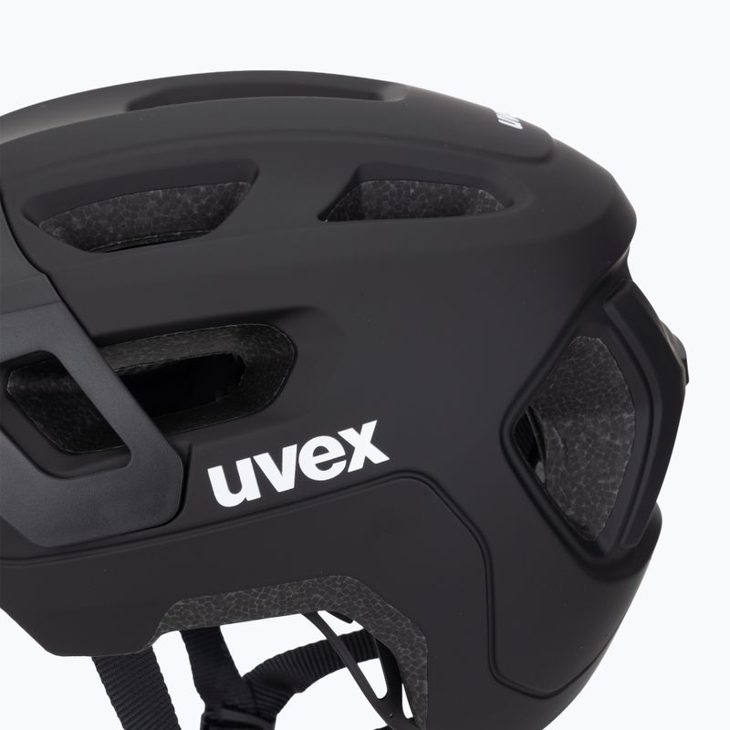 Casco da bici per bambini UVEX React Jr black matte 7