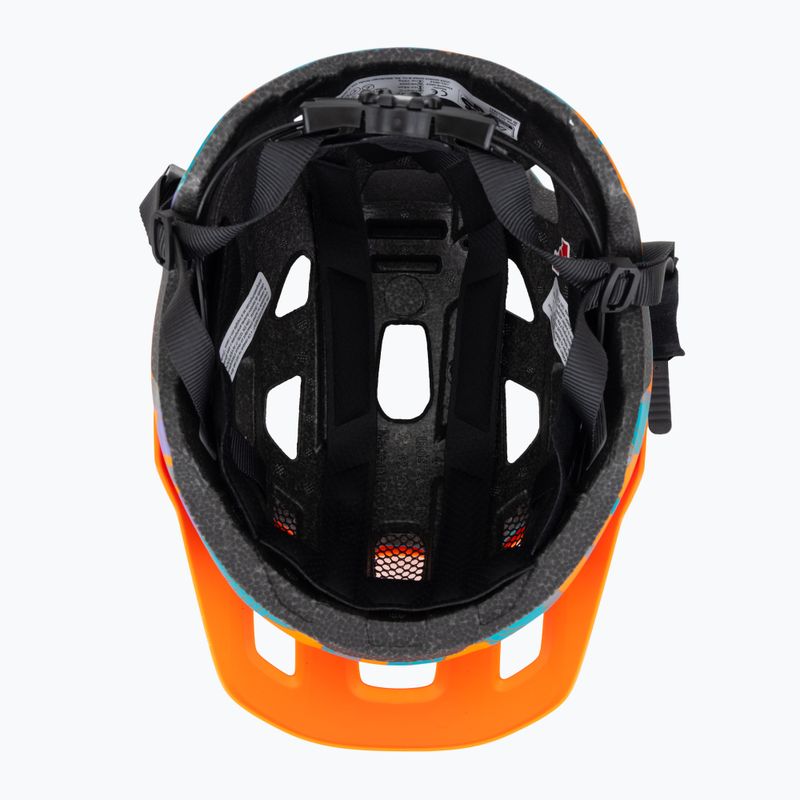 Casco da bici per bambini UVEX React Jr papaya camo matt 5