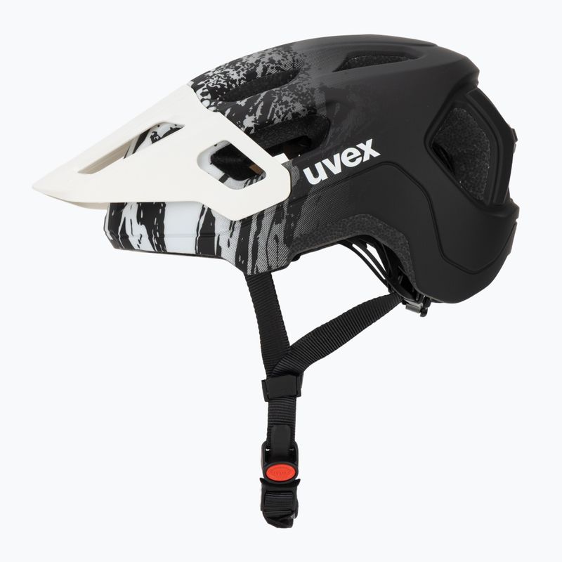 Casco da bici per bambini UVEX React Jr white/black matt 3