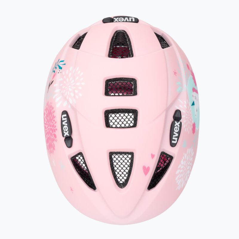 Casco da bici per bambini UVEX Kid 2 CC rosa unicorno opaco 6
