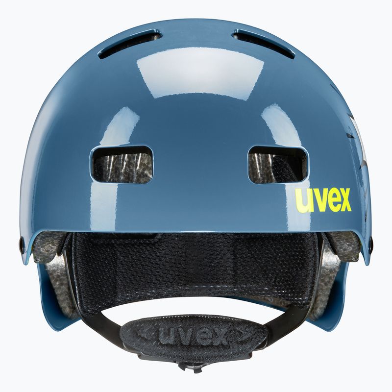 Casco da bambino UVEX Kid 3 stone blue pow 2