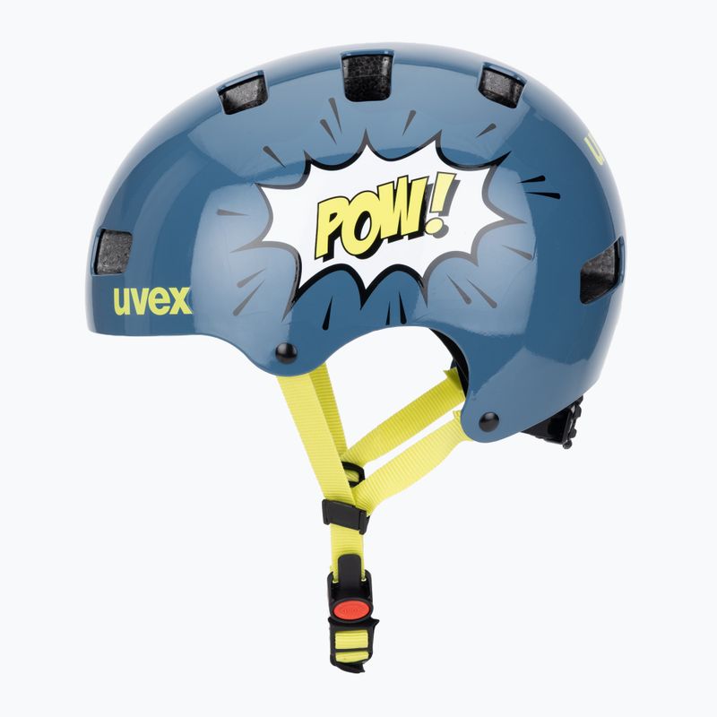 Casco da bambino UVEX Kid 3 stone blue pow 3