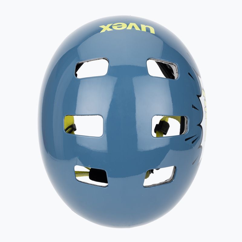 Casco da bambino UVEX Kid 3 stone blue pow 6