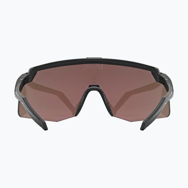 Occhiali da sole UVEX Pace Stage Small CV nero opaco/rosa specchiato 3