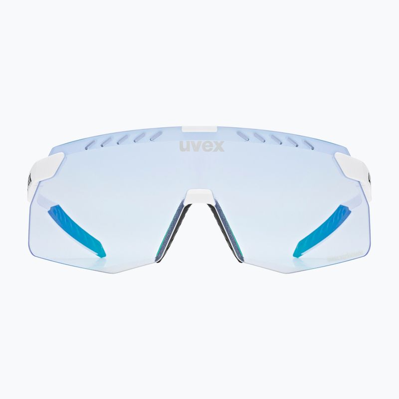 Occhiali da sole UVEX Pace Stage Small V bianco opaco/blu specchiato 2