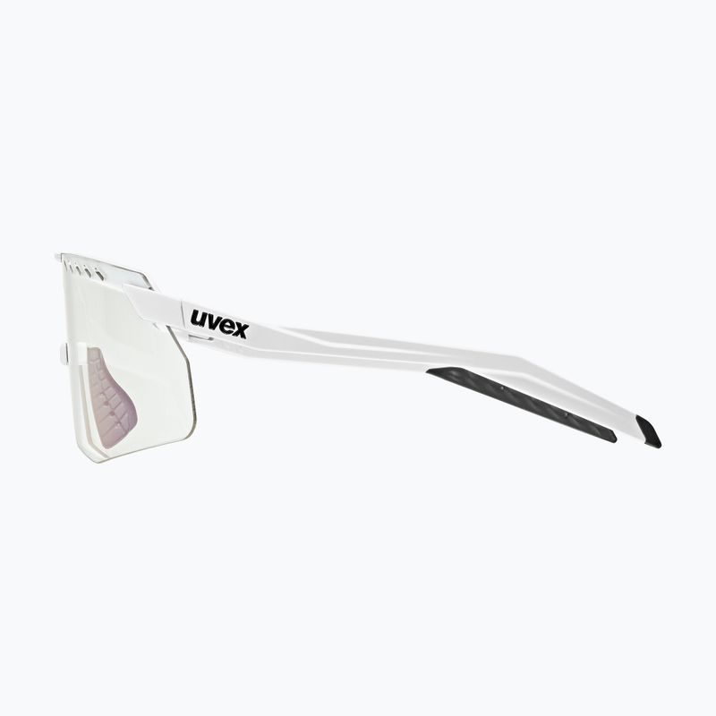 Occhiali da sole UVEX Pace Stage Small V bianco opaco/blu specchiato 5