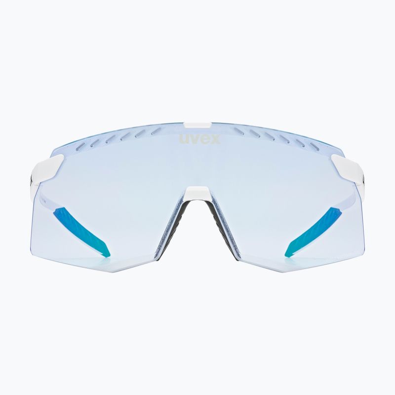 Occhiali da sole UVEX Pace Stage V bianco opaco/blu specchiato 2