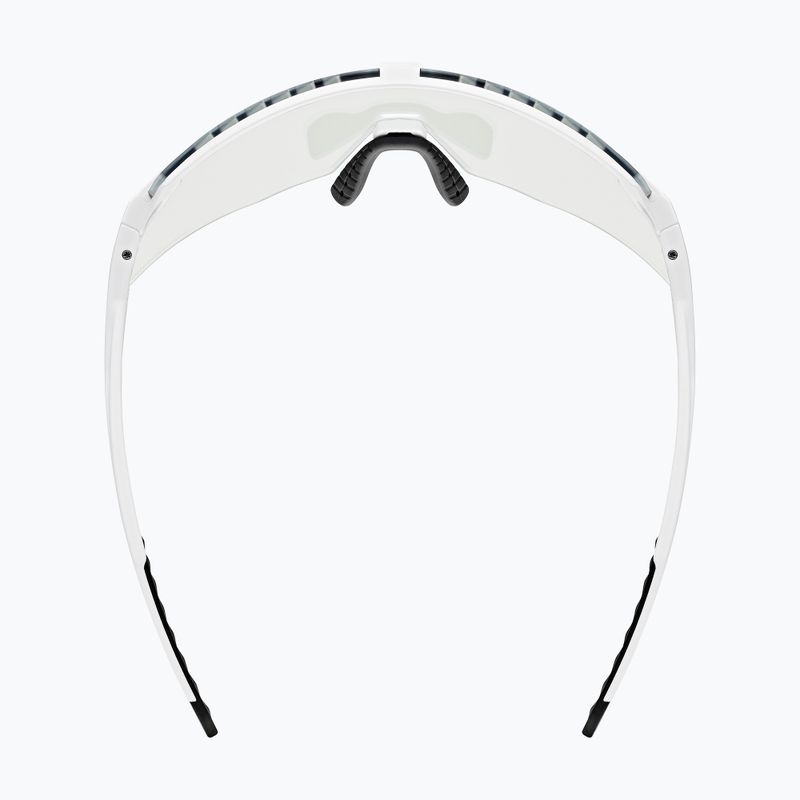 Occhiali da sole UVEX Pace Stage V bianco opaco/blu specchiato 4