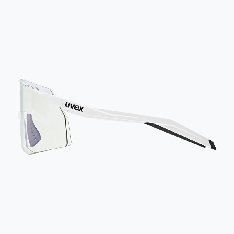 Occhiali da sole UVEX Pace Stage V bianco opaco/blu specchiato 5