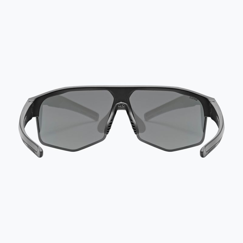 UVEX Axos Set nero opaco/argento specchiato/occhiali da sole trasparenti 5
