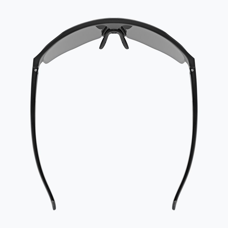 UVEX Axos Set nero opaco/argento specchiato/occhiali da sole trasparenti 6