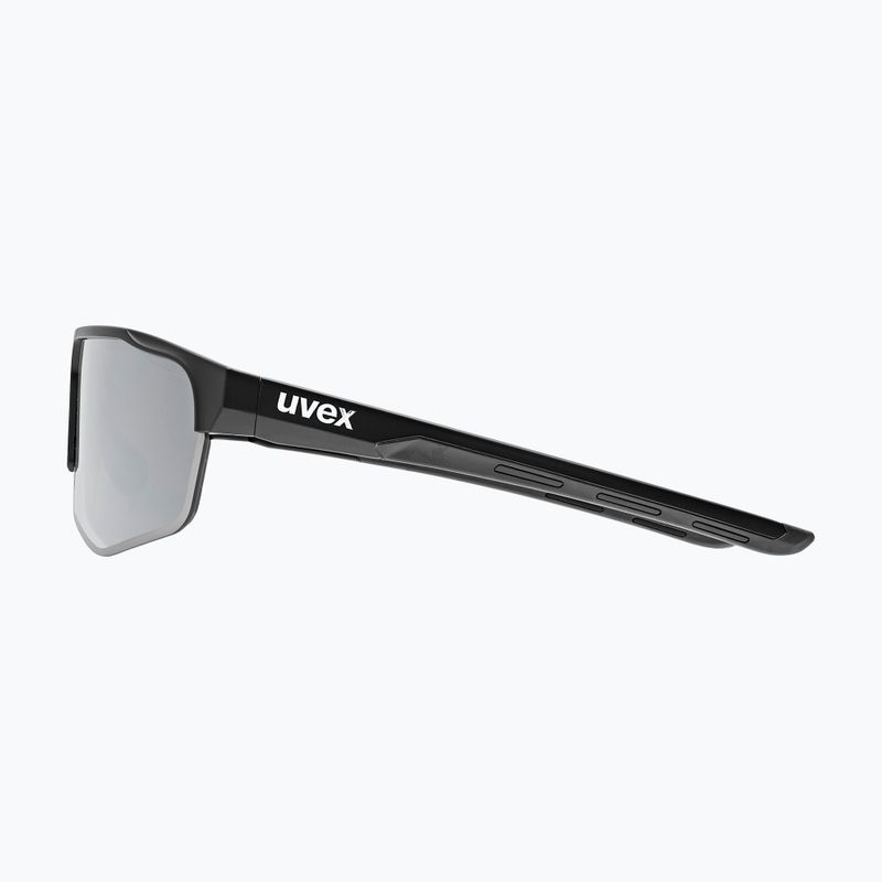 UVEX Axos Set nero opaco/argento specchiato/occhiali da sole trasparenti 7