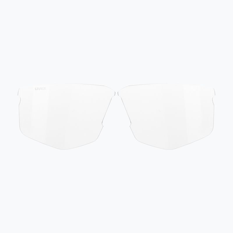 Occhiali da sole UVEX Axos Set bianco opaco/viola specchiata/chiaro 3