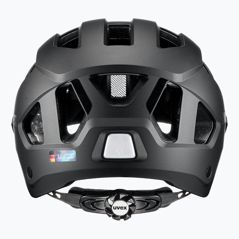 Casco da bici UVEX Stride Visor nero opaco/litemirror argento 4
