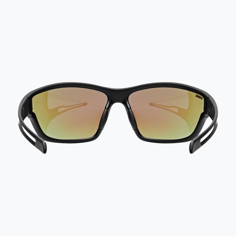 Occhiali da sole UVEX Sportstyle 806 nero opaco/blu specchiato 3